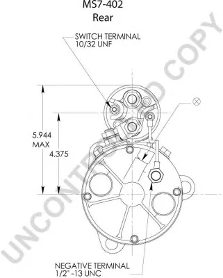 MS7-402A PRESTOLITE ELECTRIC Стартер (фото 3)