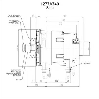 Z1277A740 PRESTOLITE ELECTRIC Генератор (фото 6)