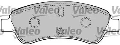 597356 VALEO Тормозные колодки (фото 1)