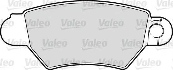 598455 VALEO Тормозные колодки (фото 1)
