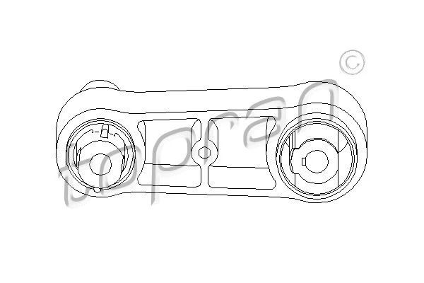 700 522 TOPRAN Подвеска, двигатель (фото 1)