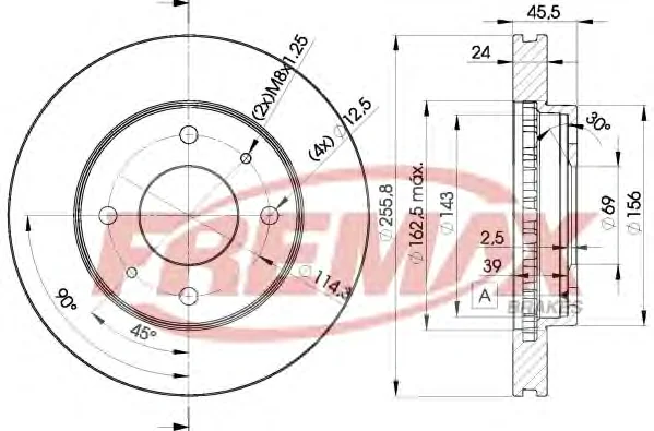 BD-2926 FREMAX Тормозной диск (фото 1)