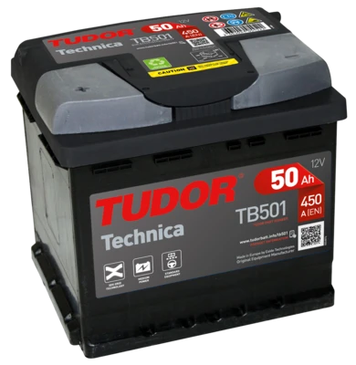 TB501 TUDOR Стартерная аккумуляторная батарея (фото 3)