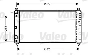 734516 VALEO Радиатор охлаждения двигателя (фото 1)