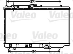 734521 VALEO Радиатор охлаждения двигателя (фото 1)