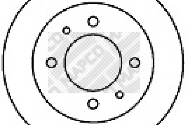 25517 MAPCO Тормозной диск (фото 1)