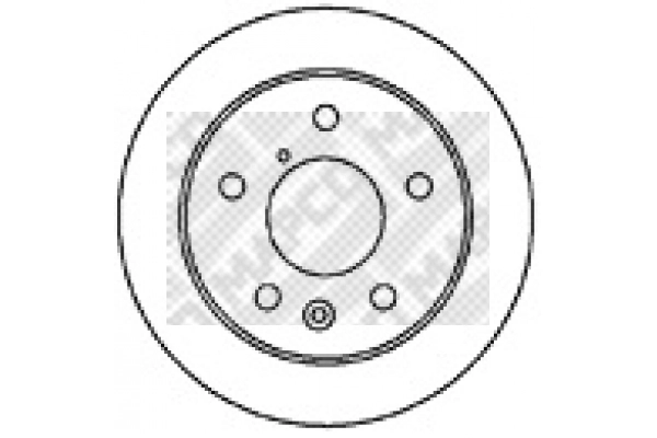 25537 MAPCO Тормозной диск (фото 1)