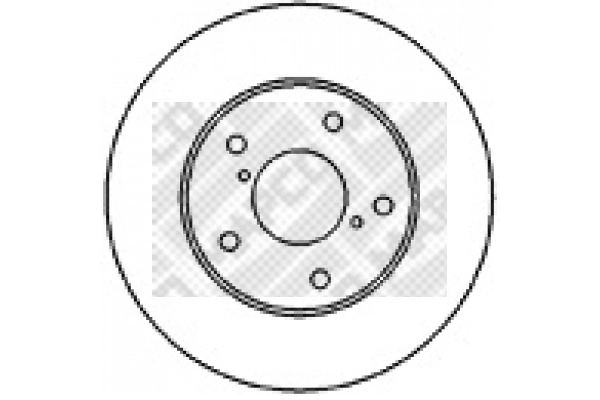 25568 MAPCO Тормозной диск (фото 1)