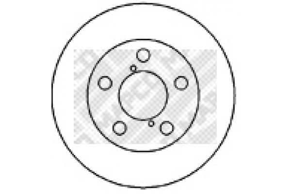 25580 MAPCO Тормозной диск (фото 1)