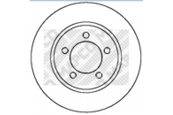 25603 MAPCO Тормозной диск (фото 2)