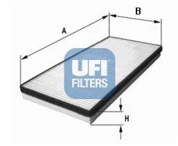 53.083.00 UFI Фильтр, воздух во внутренном пространстве (фото 2)