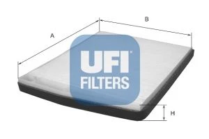53.091.00 UFI Фильтр, воздух во внутренном пространстве (фото 2)