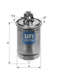 24.400.00 UFI Топливный фильтр (фото 2)