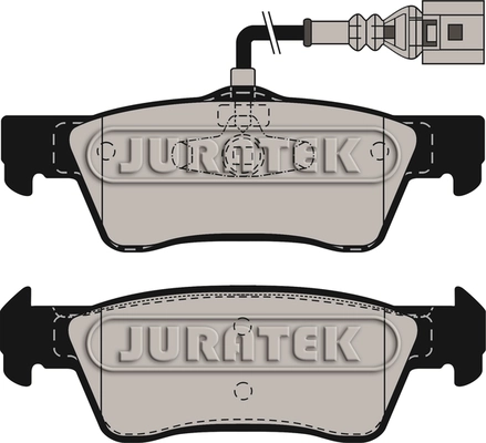 JCP4056 JURATEK Комплект тормозных колодок, дисковый тормоз (фото 1)