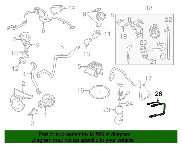 1K0 998 262 VAG Лямбда-зонд передний audi, seat, skoda, vw (фото 4)