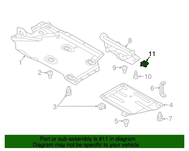 N90698801 VAG Гайка вставная 4.2x16x12 audi, vw, skoda, seat (фото 3)