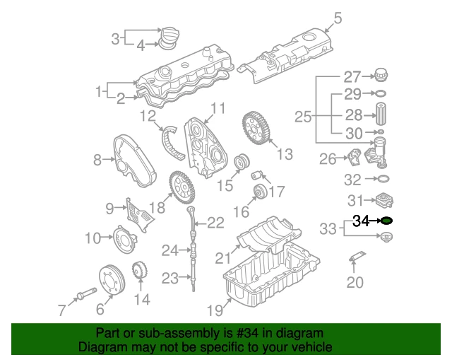 038117070 VAG Кольцо уплотнительное d62.8 audi a3/a4/a6, vw golf/passat 2.3-2.5tdi 97> (фото 4)