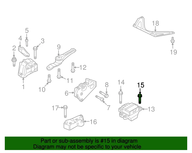 N90596906 VAG Болт м10х55х32 audi a3/q3/тт, skoda fabia, vw golf/jetta/passat 97-15 (фото 4)