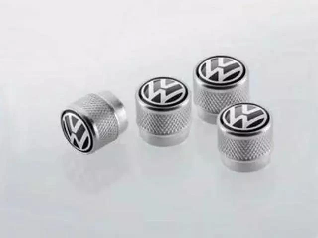 000071215D VAG Набор колпачков для колесных вентилей Volkswagen Valve Dust Caps, Rubber/Metall (фото 3)
