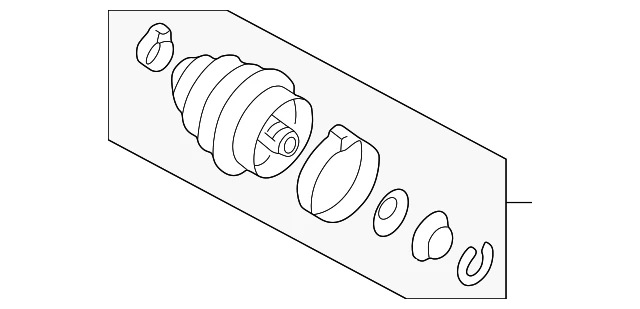 1K0498203 VAG Пыльник шpуcа audi a1/a3/s3/tt, skoda octavia, vw beetle/caddy/golf/jetta (фото 1)