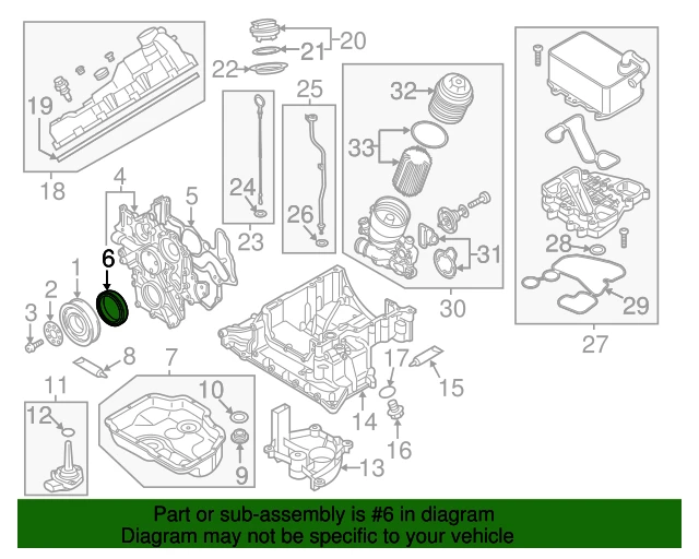 079103051D VAG Сальник коленвала 55x70x8 audi a4/a5/a6/a8/q5, vw touareg 01> (фото 7)