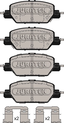 JCP8315 JURATEK Комплект тормозных колодок, дисковый тормоз (фото 2)