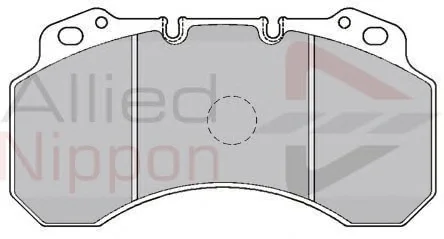 ACV033KPX COMLINE Комплект тормозных колодок, дисковый тормоз (фото 1)