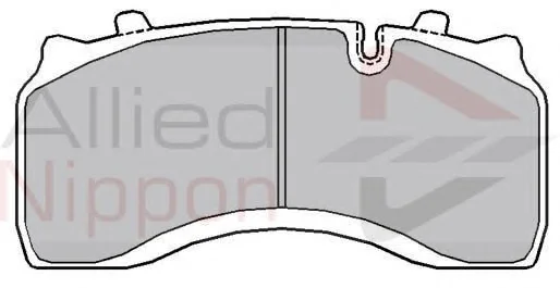 ACV060KPX COMLINE Комплект тормозных колодок, дисковый тормоз (фото 1)