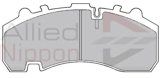 ACV063KPX COMLINE Комплект тормозных колодок, дисковый тормоз (фото 1)