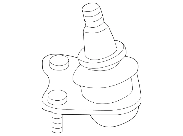 3C0407365B VAG Опора шаровая нижняя левая к-кт vw passat all/tiguan 05> (фото 3)