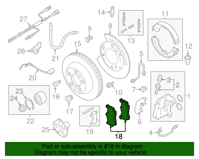 7L0698451B VAG 7l0698451a колодки дисковые з. vw touareg 03> (фото 2)