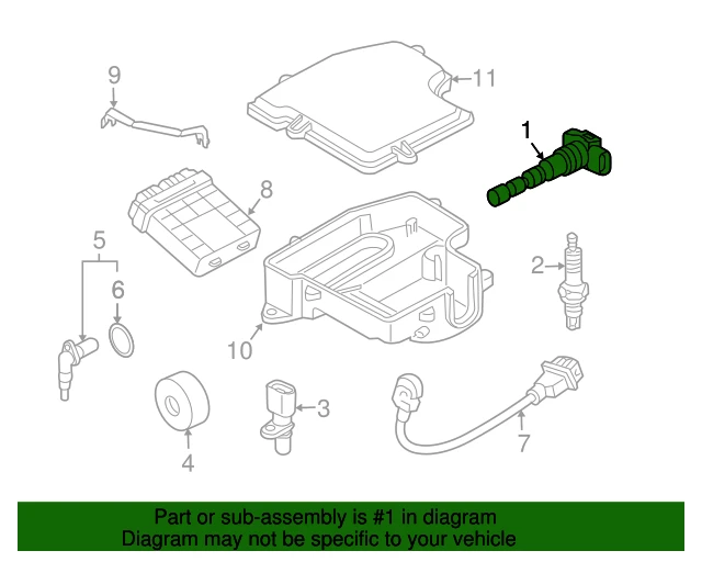 077 905 115 C VAG Катушка зажигания audi, porsche, vw a4 b6 2.0 fsi 02>04, s4 quattro 03>04, q (фото 3)