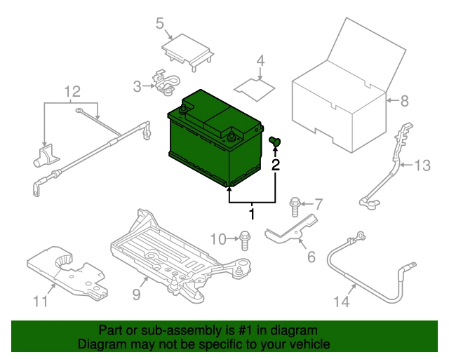 000915105DB VAG Аккумулятор 44 ач 220 а 242x175x190 мм 0 (-+) обратная (фото 2)