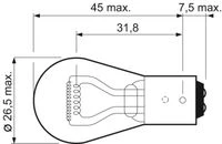 032207 VALEO Лампа накаливания, фонарь указателя поворота (фото 4)