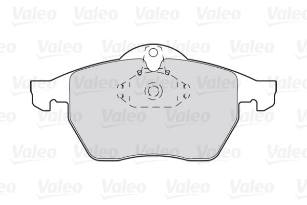 301305 VALEO Комплект тормозных колодок, дисковый тормоз (фото 3)