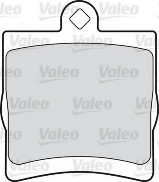 598444 VALEO Комплект тормозных колодок, дисковый тормоз (фото 3)