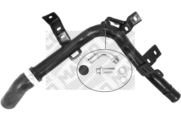 28228 MAPCO Трубка охлаждающей жидкости (фото 1)