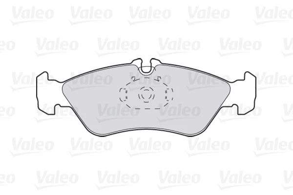 301046 VALEO Комплект тормозных колодок, дисковый тормоз (фото 3)