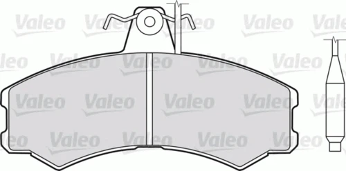 598153 VALEO Комплект тормозных колодок, дисковый тормоз (фото 3)