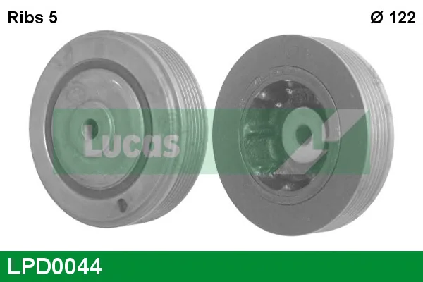 LPD0044 LUCAS Ременный шкив, коленчатый вал (фото 1)