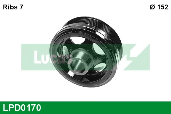 LPD0170 LUCAS Ременный шкив, коленчатый вал (фото 1)