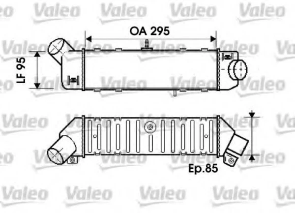 817767 VALEO Интеркулер (фото 2)