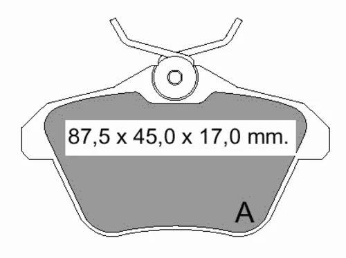 836200 VEMA Тормозные колодки (фото 2)