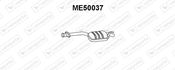 ME50037 VENEPORTE Средний глушитель выхлопных газов (фото 2)