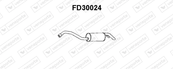 FD30024 VENEPORTE Глушитель выхлопных газов конечный (фото 2)