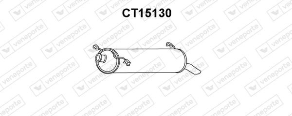 CT15130 VENEPORTE Глушитель выхлопных газов конечный (фото 2)