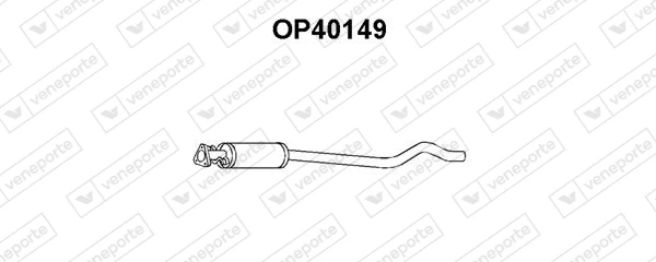 OP40149 VENEPORTE Средний глушитель выхлопных газов (фото 2)