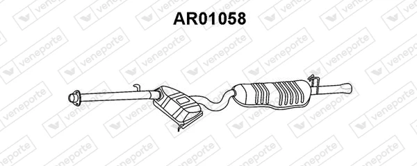 AR01058 VENEPORTE Глушитель выхлопных газов конечный (фото 2)