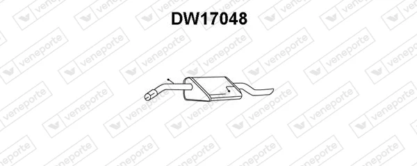 DW17048 VENEPORTE Глушитель выхлопных газов конечный (фото 2)