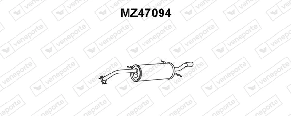 MZ47094 VENEPORTE Глушитель выхлопных газов конечный (фото 2)